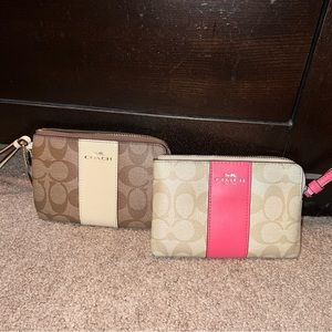 Coach wristlets